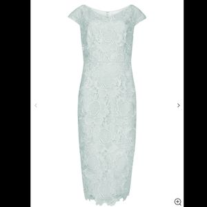 Ted Baker Mint Lace Dress - Size 6